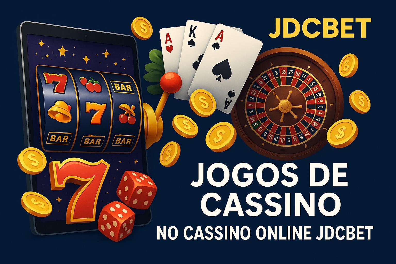 Jogos de cassino online inovadores e emocionantes na JDCBET
