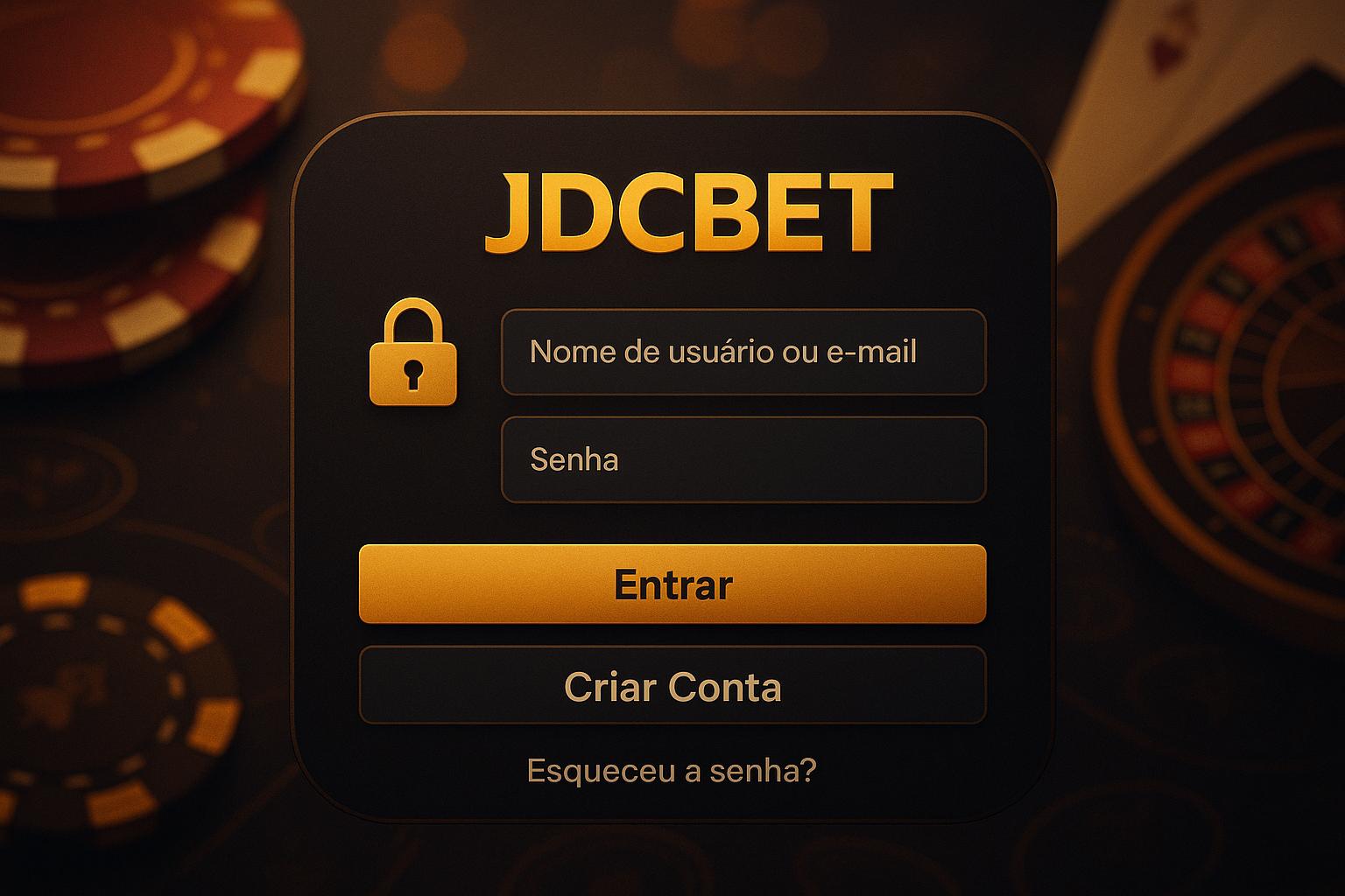Criar uma nova Conta no plataforma JDCBET  